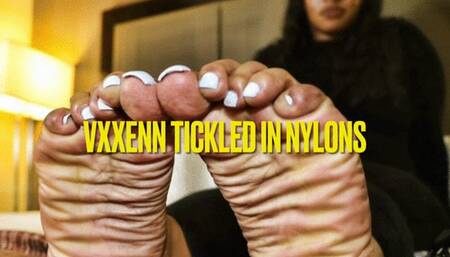 VXXEN’s First Nylon Tickle