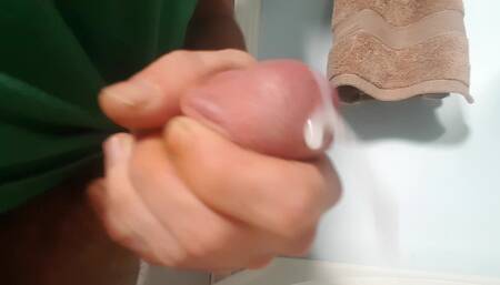 Close up Gushing Cumload