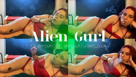 Blowing Smoke in your Face II | Alien Girl