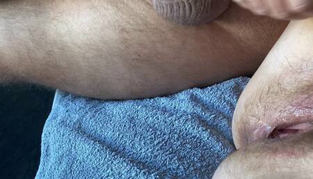 Creampie on Hairy Pussy - Homemade Cumshot Video Huge Orgasm