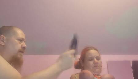 Tied Up Titty Flogging