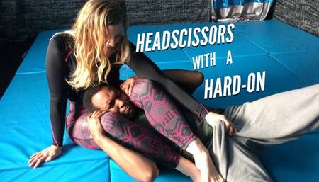 Headscissors Scissorhold With A Hard-On