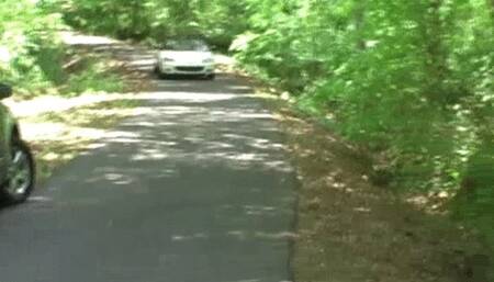 Hot Wifey Naked Jen Fucks At the Car Park! (mp4 sd)