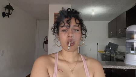 1080 Your are allowed to get ur penis hard watching me smoke