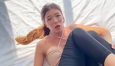 Fucked That Tanned Girl In Black Leggings Pov - Vallery Ray