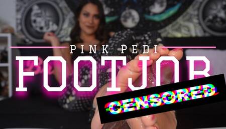 Pink Pedi Footjob Loser Edition