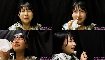 Kana Yura - CLOSE-UP of Japanese cute girl SNEEZING - MOV 1080p