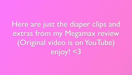 Wearing my first Megamax diaper for 12 hours