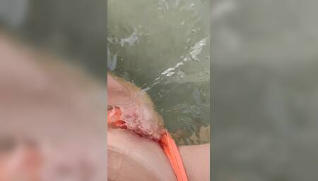 Sensual Pee POV From the Beach