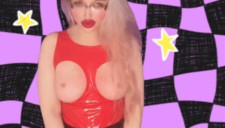 Sucking Dildo Training from Bimbo Barbie Goddess