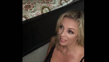 Elle Lyon's Multi-Angle Smoking Blowjob with Facial Cumshot