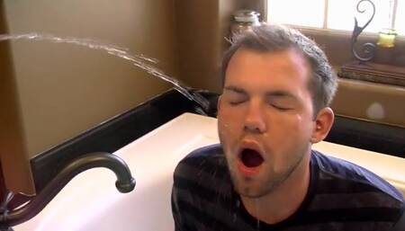 Preston Loves Piss With His Cock