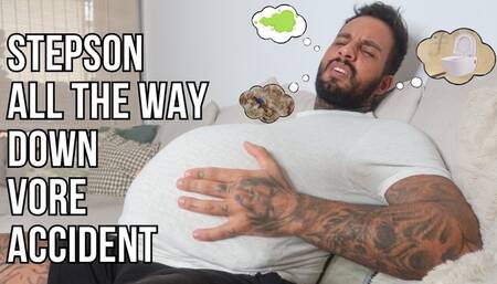 Stepson all the way down vore accident - Lalo Cortez