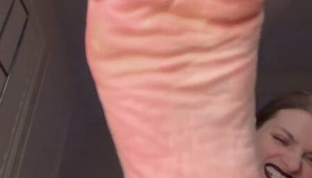 Beanstalk Bitch - You thought you were going to the same house that Jack did when he climbed the beanstalk but there isn't a golden goose here, instead there is an angry giantess giant breast smother dirty feet sweaty boobs smelly armpits foot squish puni