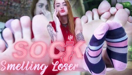 Sock Smelling Loser (HD WMV)