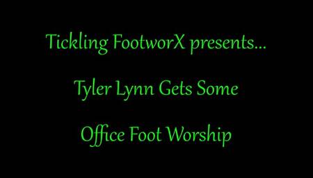 Tyler Lynn Office Foot Worship