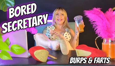 Bored Secretary Burps and Farts