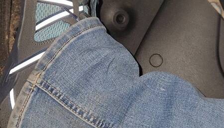 Driving in Xero Sneakers (mobile friendly)