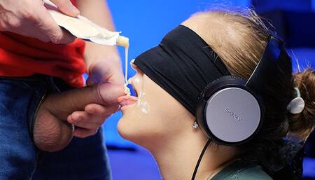 New GAME of TASTE в 4K 60fps! Blindfold and a very tasty Surprise- XSanyAny