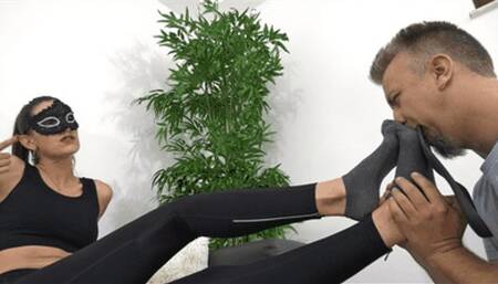 Humiliated under sweaty socks after my workout (small version)