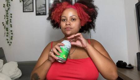 BBW Soda Burp and Fart on Tight Jeans