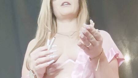 Smoking two at once as your smoking goddess