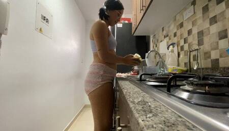 FETISH ATOMIC WEDGIE IN THE KITCHEN