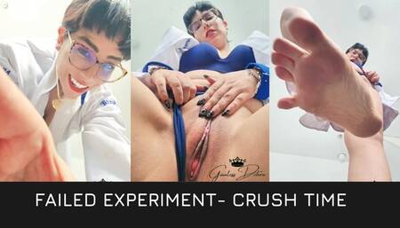 Failed experiment- Crush time