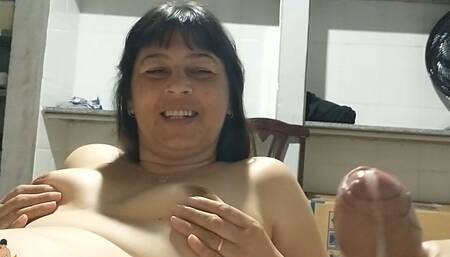 Wife Talking Dirty While Husband Is Jerking off