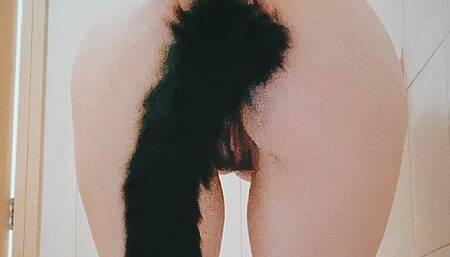 First Time with My Tail Buttplug