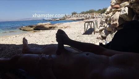 Masturbation on The Beach