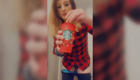 Piss Whore Drinking Her Own Piss