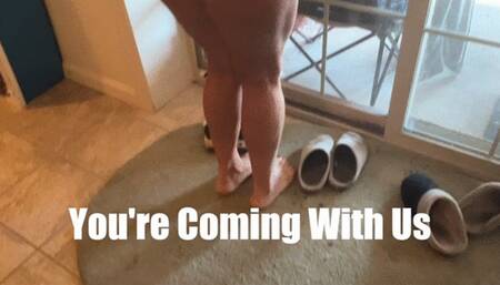 Rhiannon Fit and Claire Irons in: You're Coming With Us MOV