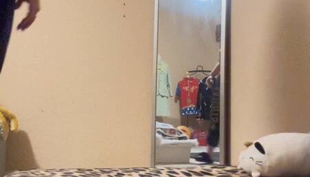 Carissa in morning warm-up workout