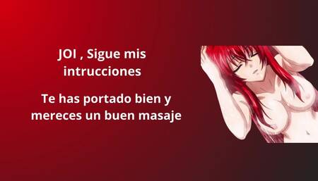 JOI Only for Guys Who Behave Well, Hot Woman Gives Instructions to Get a Good Massage