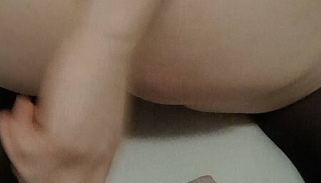 BBW plays with Butt Plug