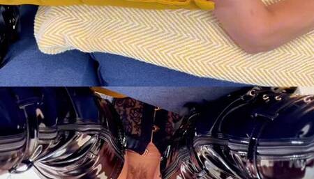 10 inch BBC bareback deep fucking with cuck sloppy seconds