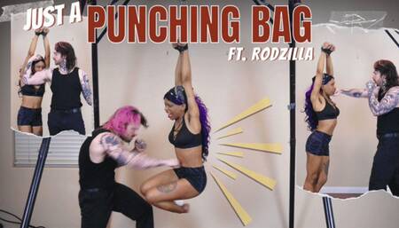 Just A Punching Bag - Muscle Worship Mixed Boxing Beat Down in 4K