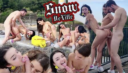 Watch adroit Snow Deville's porn