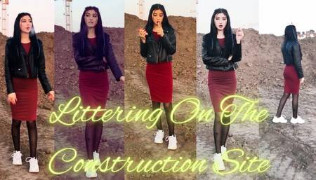 Littering On The Construction Site