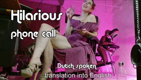 Mistressonline on the Telephone Humiliation a Slave