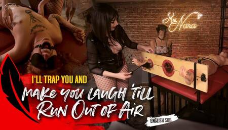 Nara traps Fennix with exposed soles and tickles her whole body (720 EN-sub)