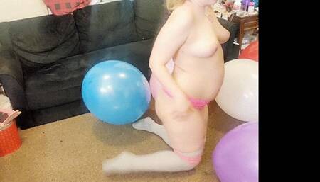 Five 18-inch Balloons (Nail Popping)