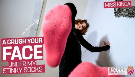 I will stand in your face with stinky socks! ( Sock Trampling POV with Miss Kinga ) - FULL HD MP4