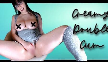 Creamy Double Cum