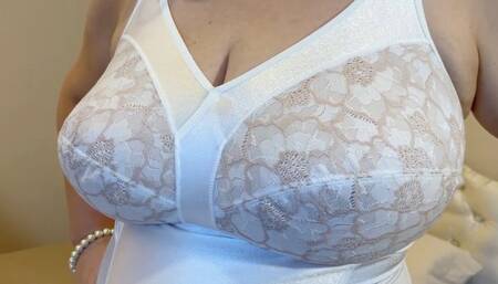 Vintage Bodysuit Fun Part #1: Teasing , Boob and Pussy Play