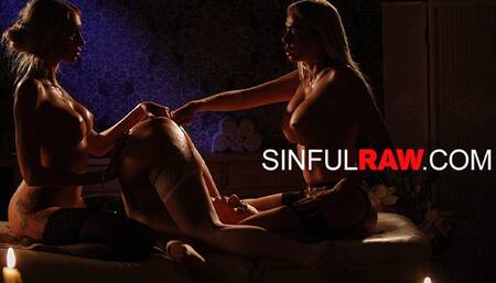 Brittany Bardot and Amber Jayne's british movie by Sinful Raw