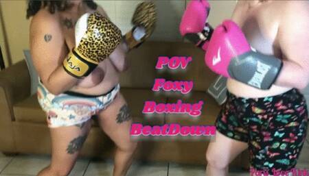 POV Foxy Boxing Beatdown