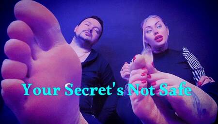 Wife Asleep, Foot Addict Weeps - Your Secret's Not Safe