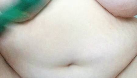 BBW SSBBW Solo masturbation FAT PUSSY and Anal penetration